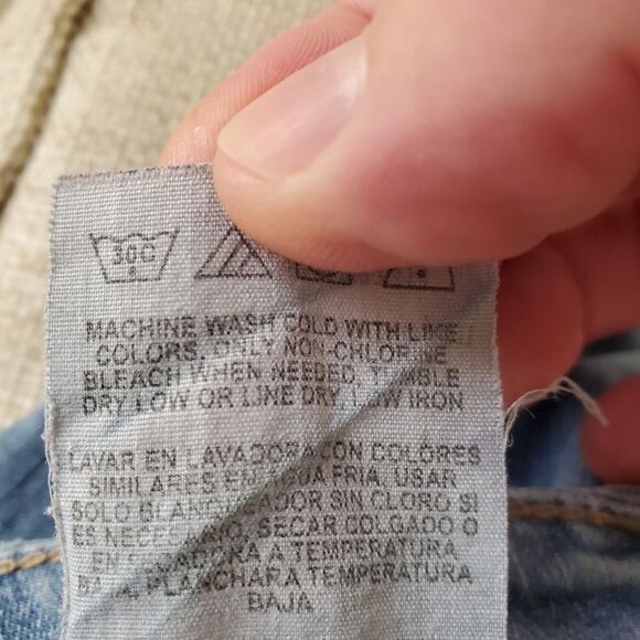 Lee Women's Lower On The Waist Cropped Jeans Blue Size 8 ..28 x 19 - Picture 12 of 12